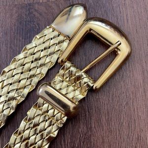 VIXEN GAL✨😎 Vintage Gold Woven Belt / 37’ Belt/ Adjustable Belt